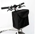 Hanging basket-- foldable basket front storage carrier bag for cycling hanging bicycle basket bike basket. Road bike basket-- the basket can be easily fixed on the front handlebar without tools.